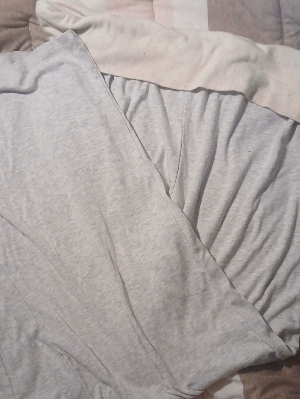 Aeropostale Light Gray Foldover Leggings